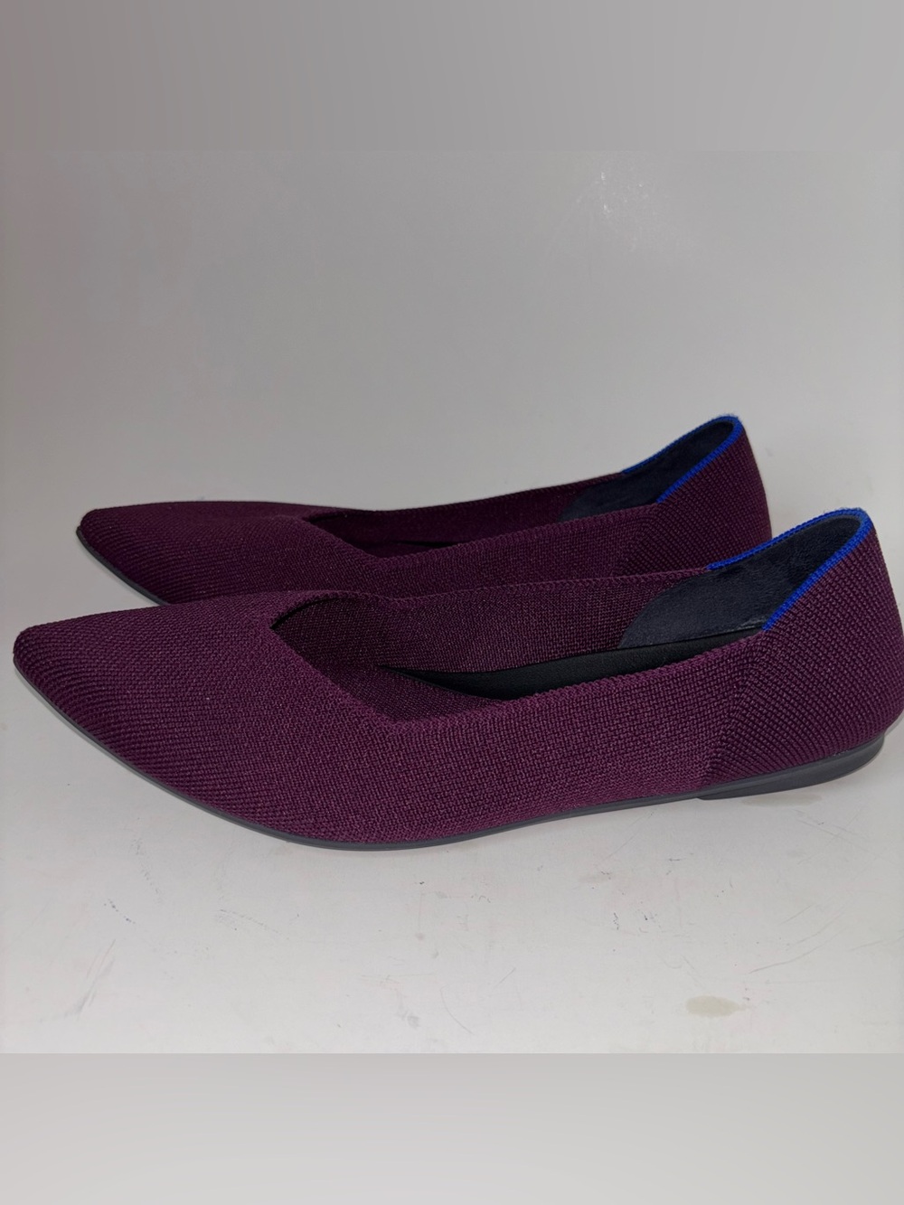 Rothy's Women's The Point Flat Pointed Toe Size 9 Orchid Purple - Picture 13 of 13